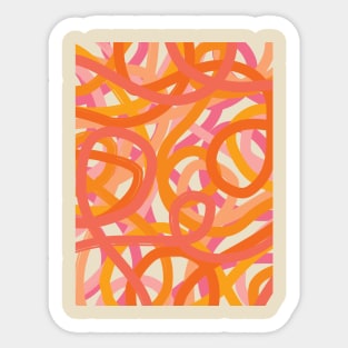 Abstract Pencil Sticker